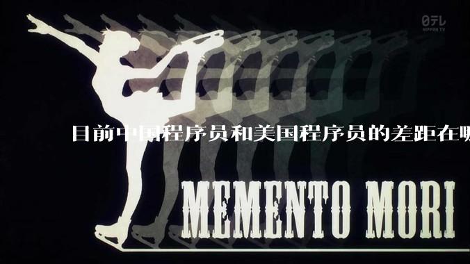 目前中国程序员和美国程序员的差距在哪里？